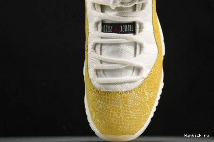 Low 11 Snakeskin” Air Jordan “Yellow 0803